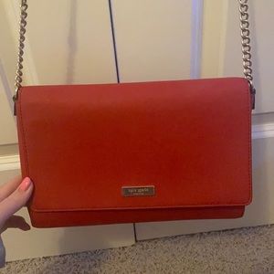 Red Kate Spade crossbody purse!!